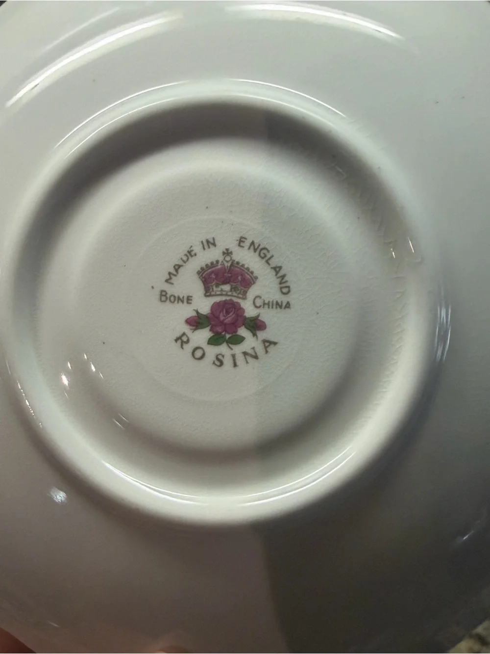 🌺 Five Vintage Rosina Bone China Tea Cup and Saucer Pink Floral Gold Rim